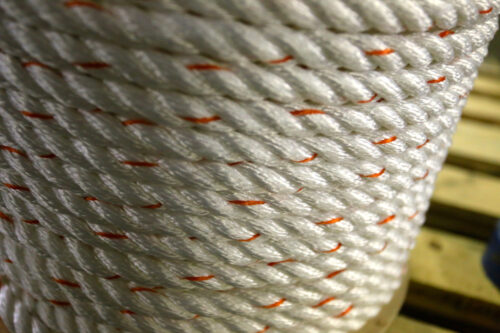 close up of safety rope